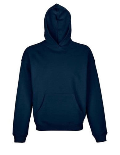 HEAVY OVERSIZE FRENCH TERRY HOODIE | NAVY