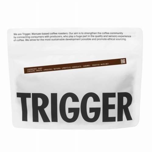 COFFEE by TRIGGER | EASY [ESPRESSO] CHOCOLATE, CARAMEL, ROASTED HAZELNUT