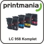 Zamiennik tusz Brother LC 985 komplet  DCP-J125 DCP-J265W DCP-J315W DCP-J415W