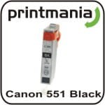 Zamiennik tusz CLI 551 black MG5450 MG5550 MG5650 MG6350 MG6450 MG6650