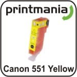 Zamiennik tusz CLI 551 yellow MG5450 MG5550 MG5650 MG6350 MG6450 MG6650