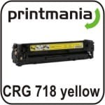 Zamiennik tonera Canon CRG 718 yellow / żółty LBP 7200 7210 7660 7680 MF 724 726 728 729 8330 8340 8350 8360 8380 8540 8550 8580 Warszawa