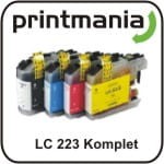 Zamiennik tusz Brother LC 223 komplet  MFC-J5620DW J4620DW J4625DW J5625DW J4420DW