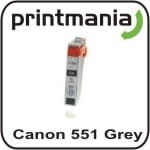 Zamiennik tusz CLI 551 grey MG5450 MG5550 MG5650 MG6350 MG6450 MG6650