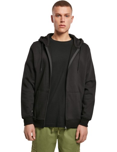 REGULAR ZIP HOODIE 300G | BLACK