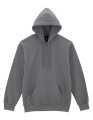 SZARA BLUZA Z KAPTUREM REGULAR HOODIE | 360G