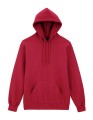 CZERWONA BLUZA Z KAPTUREM REGULAR HOODIE | 360G
