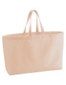 BRZOSKWINKOWA TORBA NA RAMIĘ GRUBA I POJEMNA | Oversized Canvas Bag 475GSM