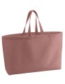 RÓŻANA TORBA NA RAMIĘ GRUBA I POJEMNA | Oversized Canvas Bag 475GSM