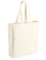 KOLOR NATURALNY - TORBA NA RAMIĘ NA ZAKUPY | Classic Shopper Canvas Bag 270GSM