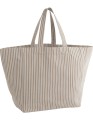KARMELOWE PASKI - TORBA NA RAMIĘ PLAŻOWA | Oversized Beach Bag 509GSM
