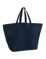 GRANATOWA TORBA NA RAMIĘ PLAŻOWA | Oversized Beach Bag 509GSM