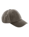 BRĄZOWA CZAPKA Z DASZKIEM VINTAGE [ 6 PANEL ] CAP