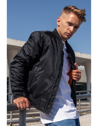 czarna kurtka BOMBERKA | BOMBER jacket BK