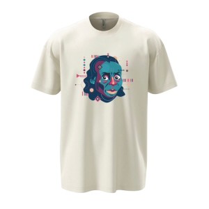 T-SHIRT " Memorial To Miles " 230G OFFWHITE OVERSIZE