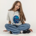 T-SHIRT " Memorial To Miles " 230G OFFWHITE OVERSIZE