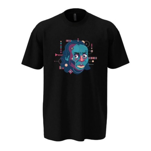 T-SHIRT " Memorial To Miles " 230G BLACK OVERSIZE