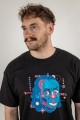 T-SHIRT " Memorial To Miles " 230G BLACK OVERSIZE