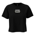 BOXY T-SHIRT " MADAME NOT FROM WARSAW " 230G