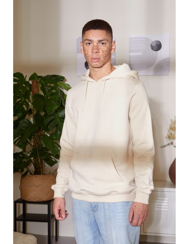 HEAVY REGULAR HOODIE | SAND FRONT