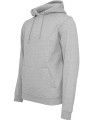 HEAVY REGULAR HOODIE | HEATHER GREY FRONT SIDE