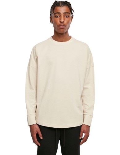 SAND OVERSIZE LONGSLEEVE FRONT